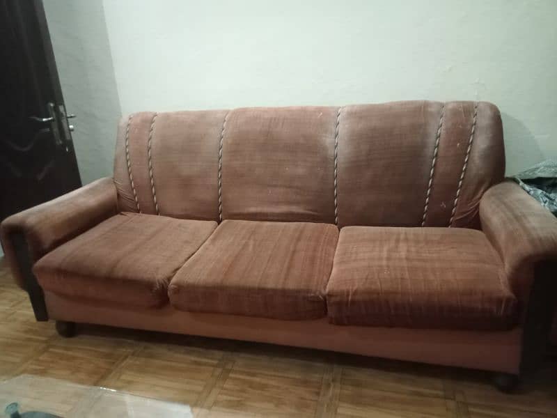 2 Used Sofa Sets – 11-Seater Capacity! 3