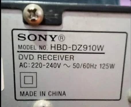 Sony Home Theater 5.1 DZ910W 1000 Watt Music System (Read Full AD plz) 4