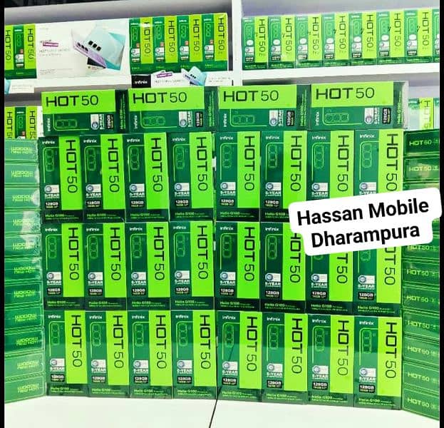 INFINIX HOT 50 (8GB/128GB) G100 Chipset 5000mAh Battery New Box Pack 0