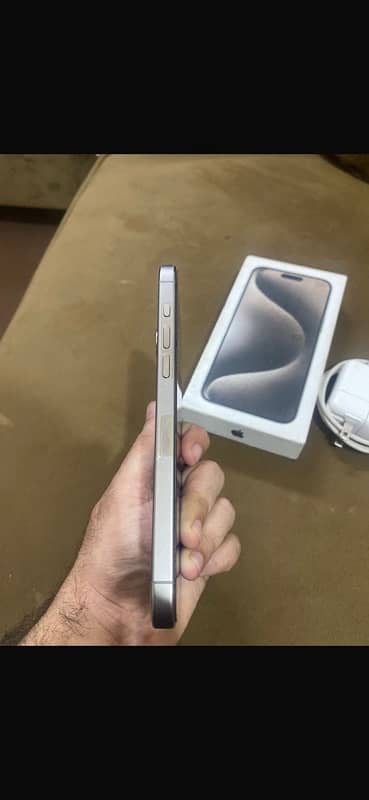 iPhone 15 pro max 256GB  JV with box lush condition 2