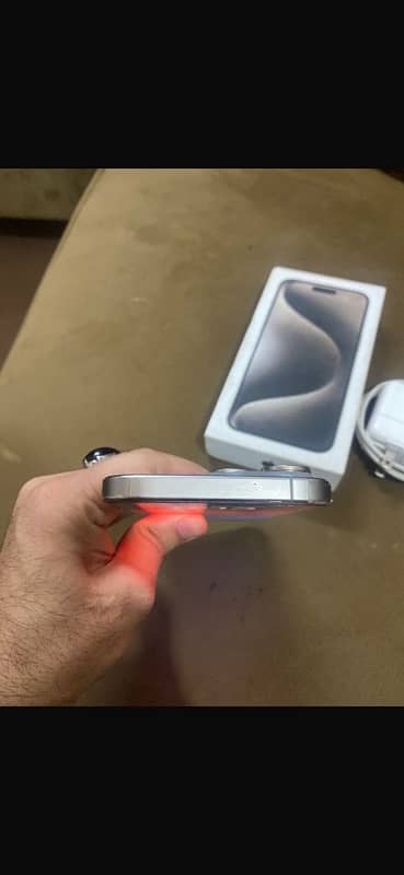 iPhone 15 pro max 256GB  JV with box lush condition 5