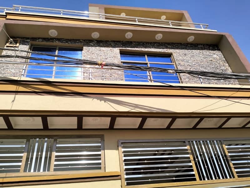 6 Marla House With 4 Shops Available For Sale In Asim Qadir Block 21