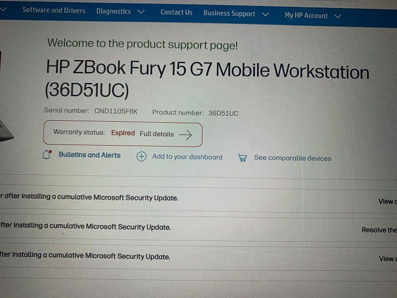 I7 HP ZBook Fury 15 G7 Mobile Workstation 5