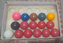 Snooker and Billiard balls. .