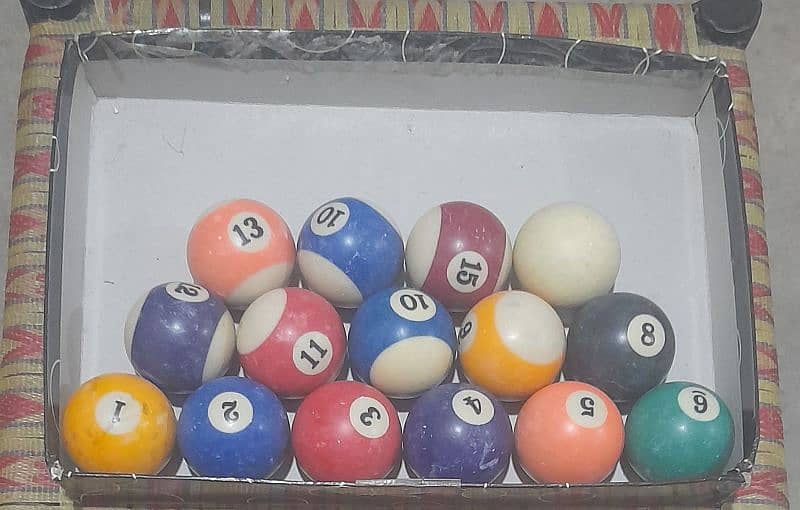 Snooker and Billiard balls. . 4