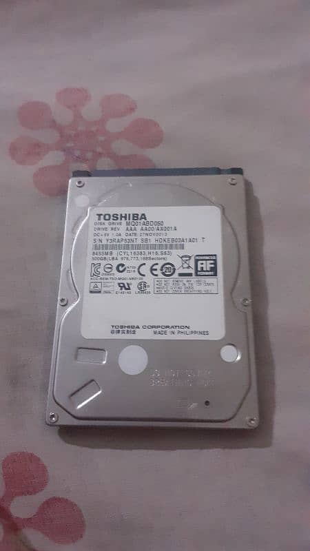 Toshiba 500gb HDD 0