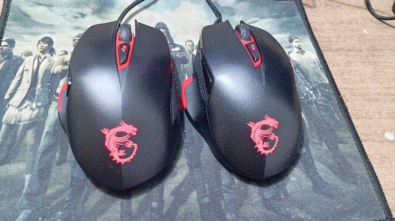 MSI Interceptor DS300 &LogitechG203 LIGHTSYNC RGB6 Button Gaming Mouse 1