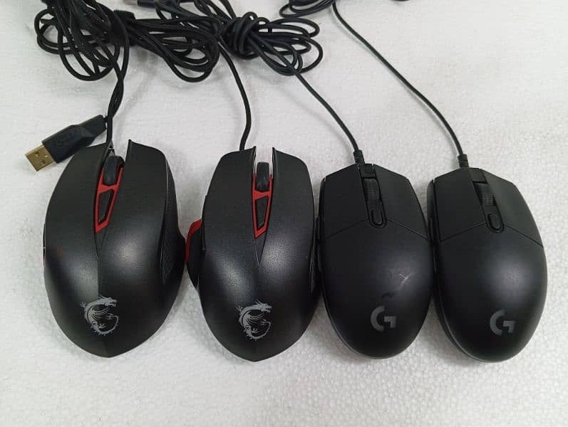 MSI Interceptor DS300 &LogitechG203 LIGHTSYNC RGB6 Button Gaming Mouse 8