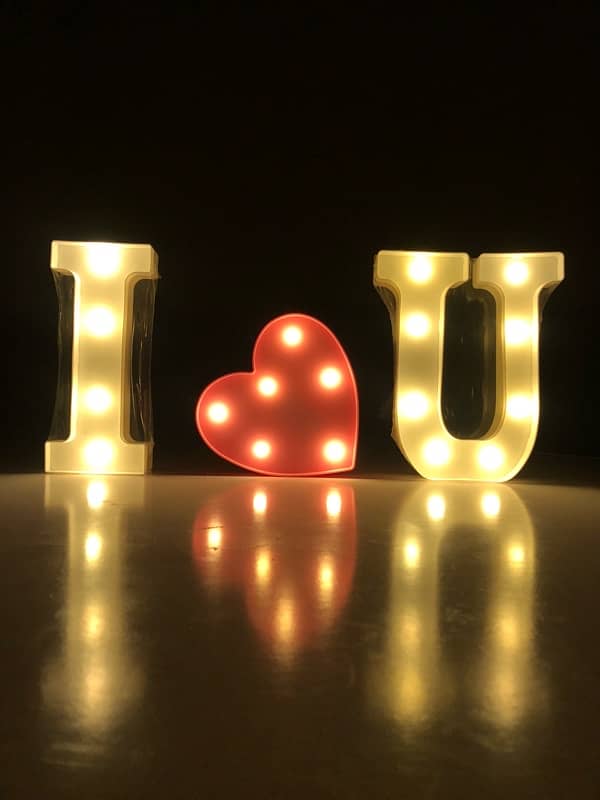 LED Alphabets Letters 2