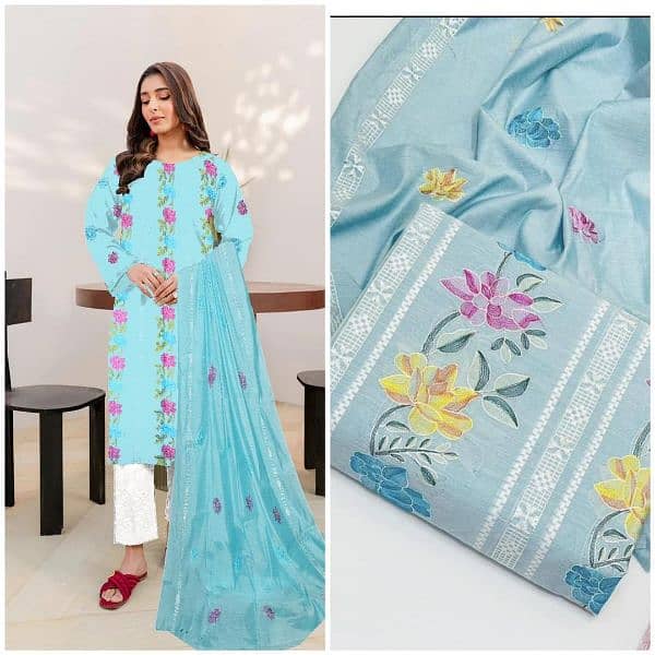 cotton embroidered suit 3