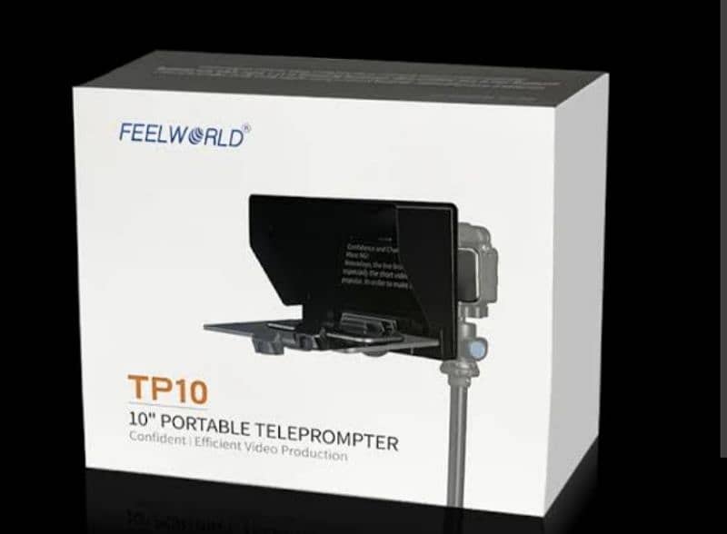 Genuine Feelworld  10,7inch TP10 Teleprompter for Camera/phone Tablet 0