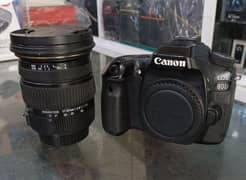 cannon 80d DSLR camera with original  charger strap battery lens