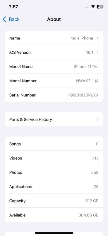 iphone 11 pro 512gb non pta jv urgent sale 7