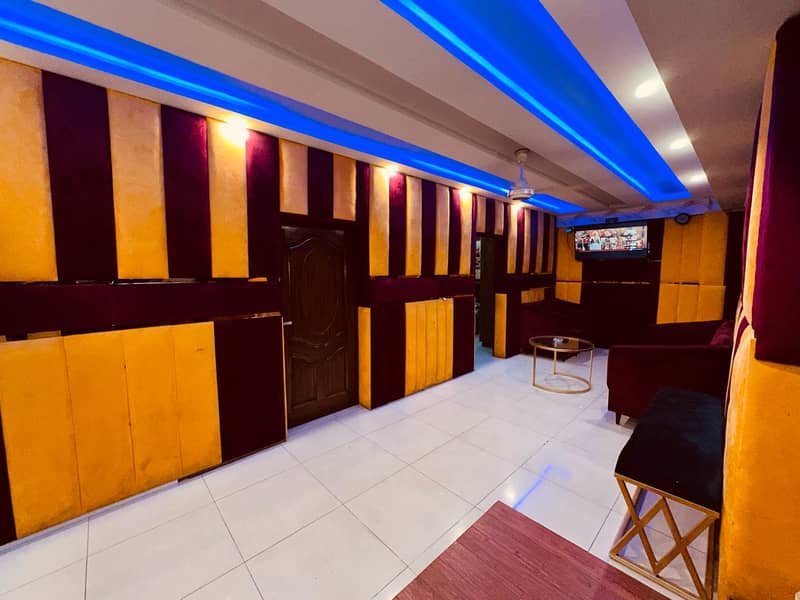 Sound Proof Apartment available 2 bedroom with music system Lahore 14