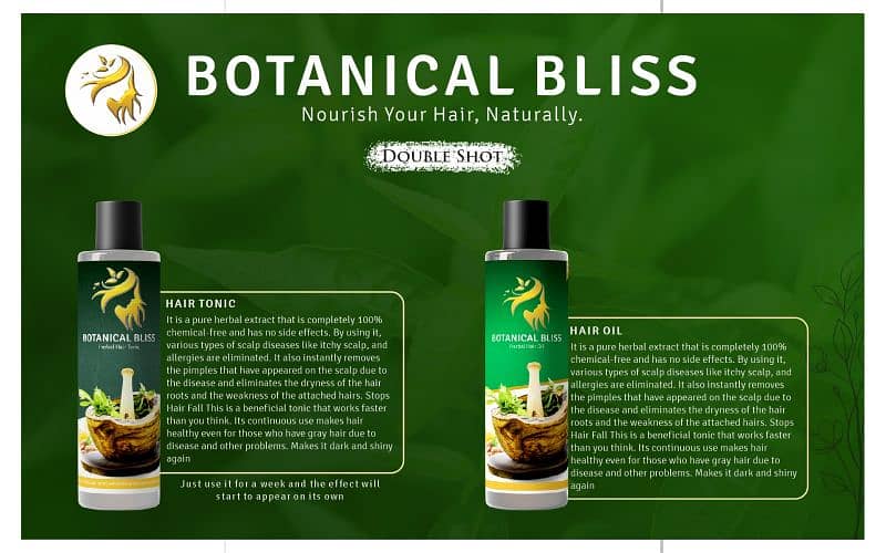 Botanical Bliss herbal hair oil 1