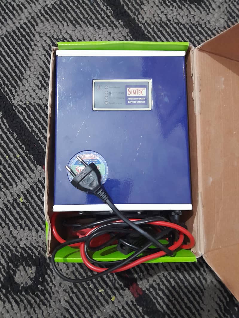 AGS Heavy Battery(175AH, 27 plates) with original new SIMTEK charger 4