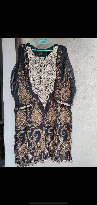 SHAH POSH party Wear 3 piece Dress 2