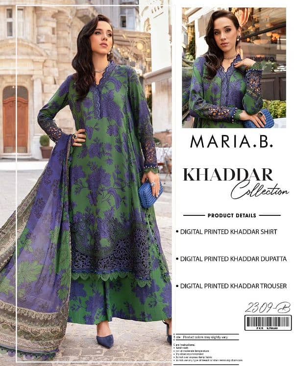 Maria. B khaddar 3 pcs 4