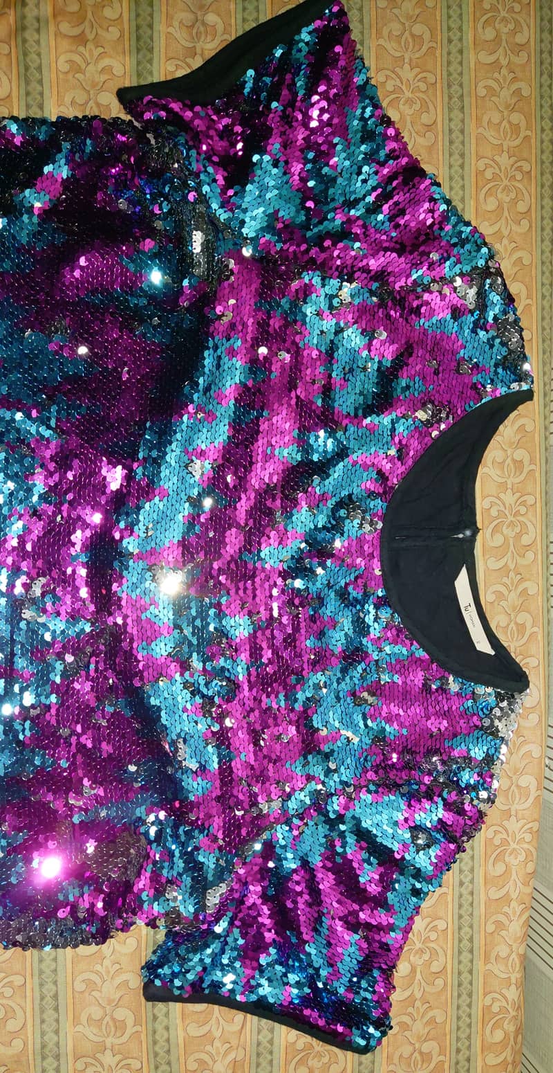 Party sequin dress TU, size 12, women, UK, 3