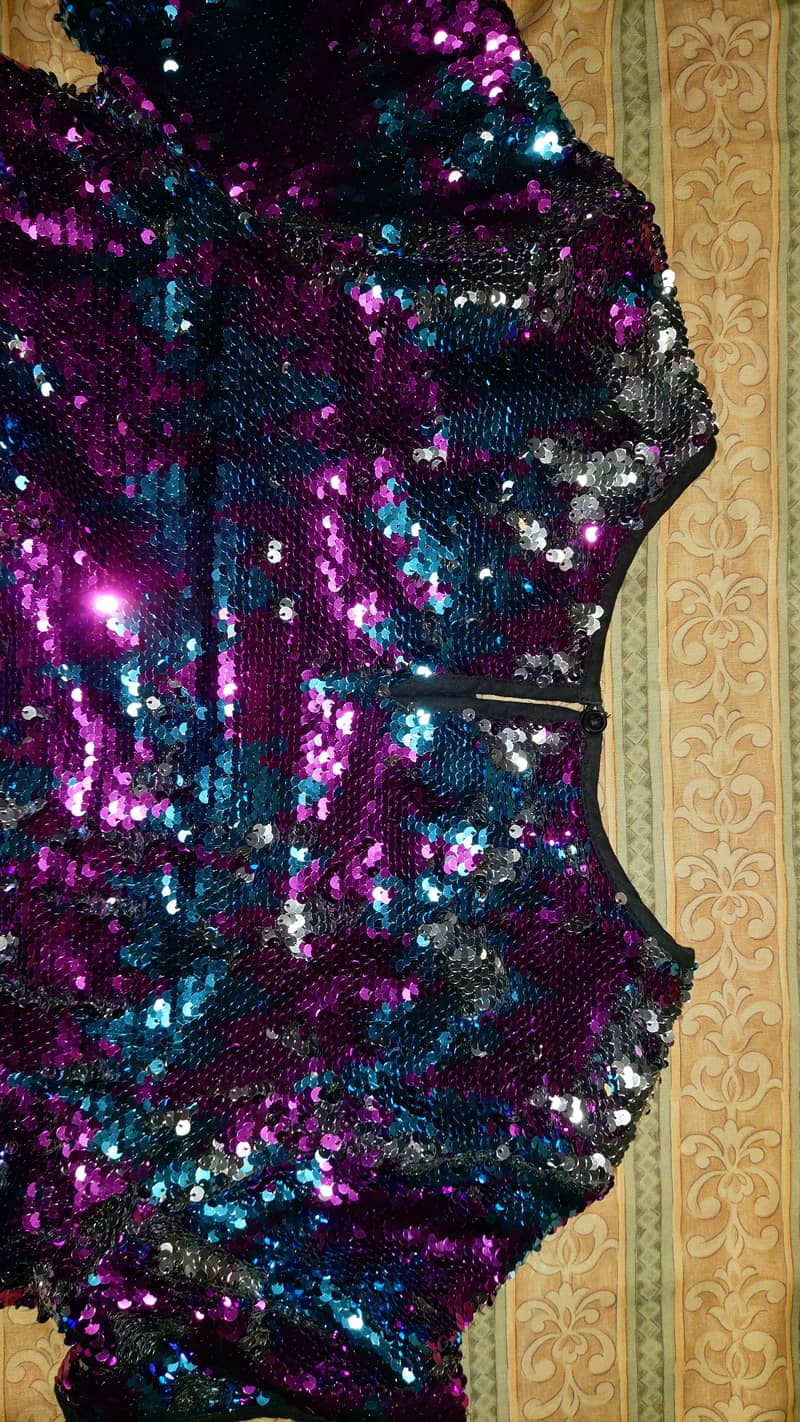 Party sequin dress TU, size 12, women, UK, 4