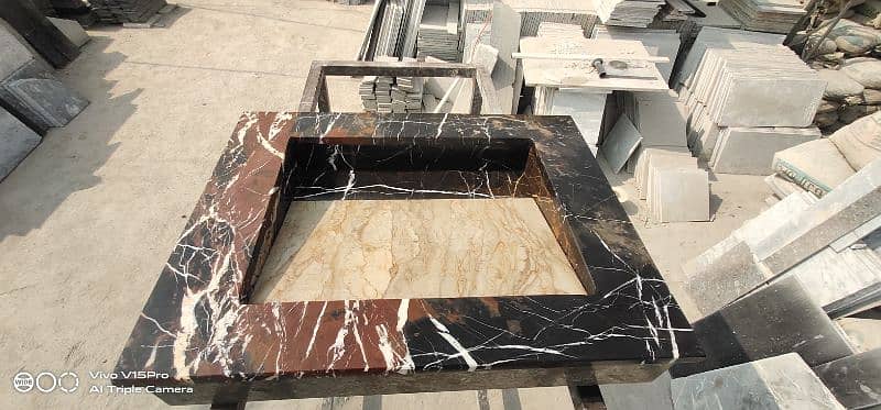 Black in Gold marble vanity available 03165517106 2