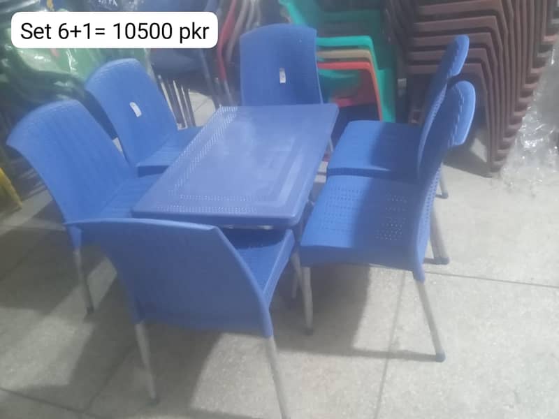 Plastic chair table set/plastic chair/Garden chair/outdoor chair 1