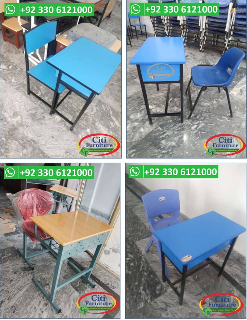 STUDENT DESK BENCH, STUDY DESK , STUDY CHAIR, CLASSROOM DESK BENCH 5