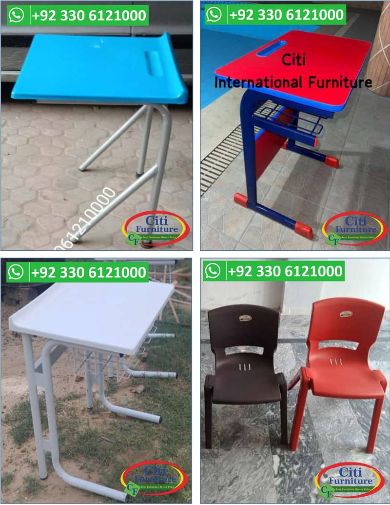 STUDENT DESK BENCH, STUDY DESK , STUDY CHAIR, CLASSROOM DESK BENCH 7