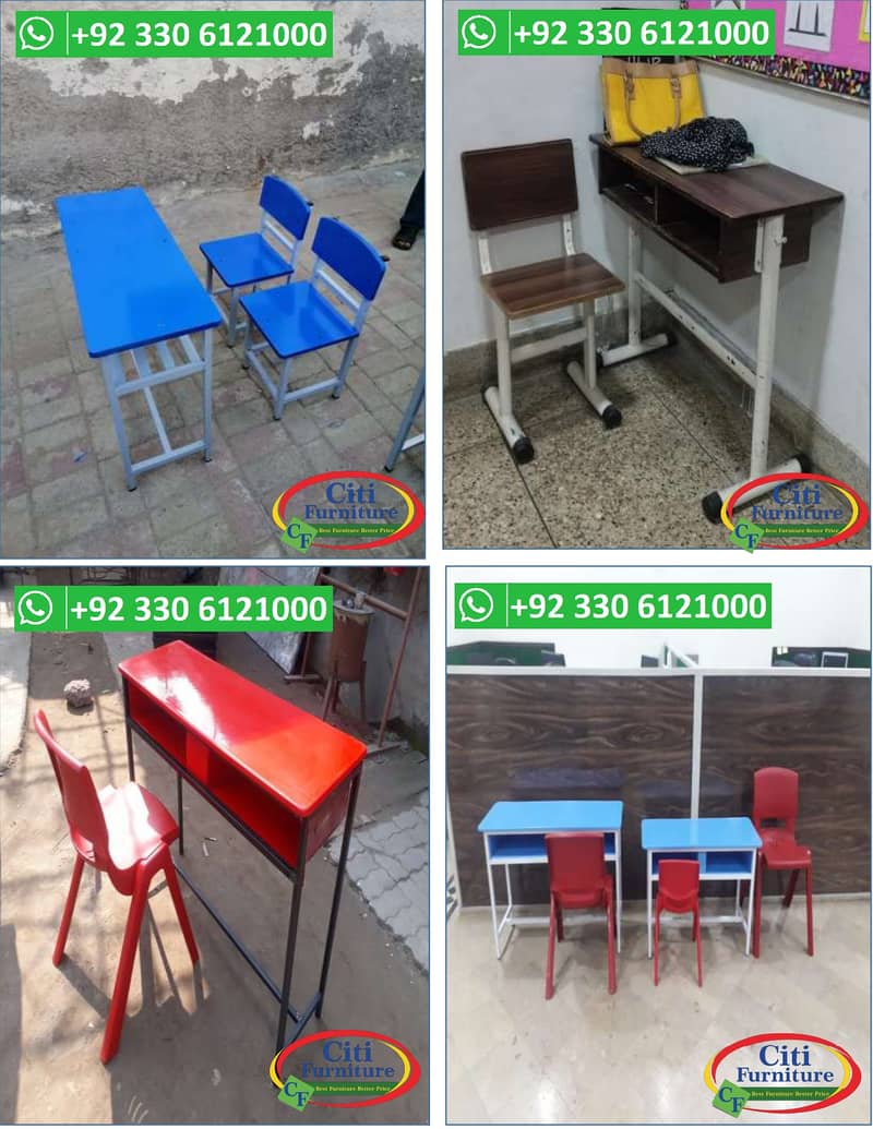 STUDENT DESK BENCH, STUDY DESK , STUDY CHAIR, CLASSROOM DESK BENCH 10