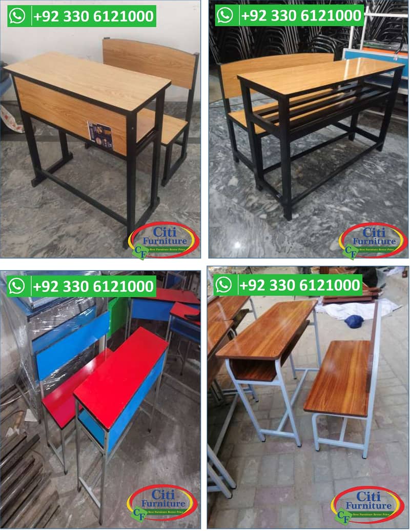 STUDENT DESK BENCH, STUDY DESK , STUDY CHAIR, CLASSROOM DESK BENCH 11