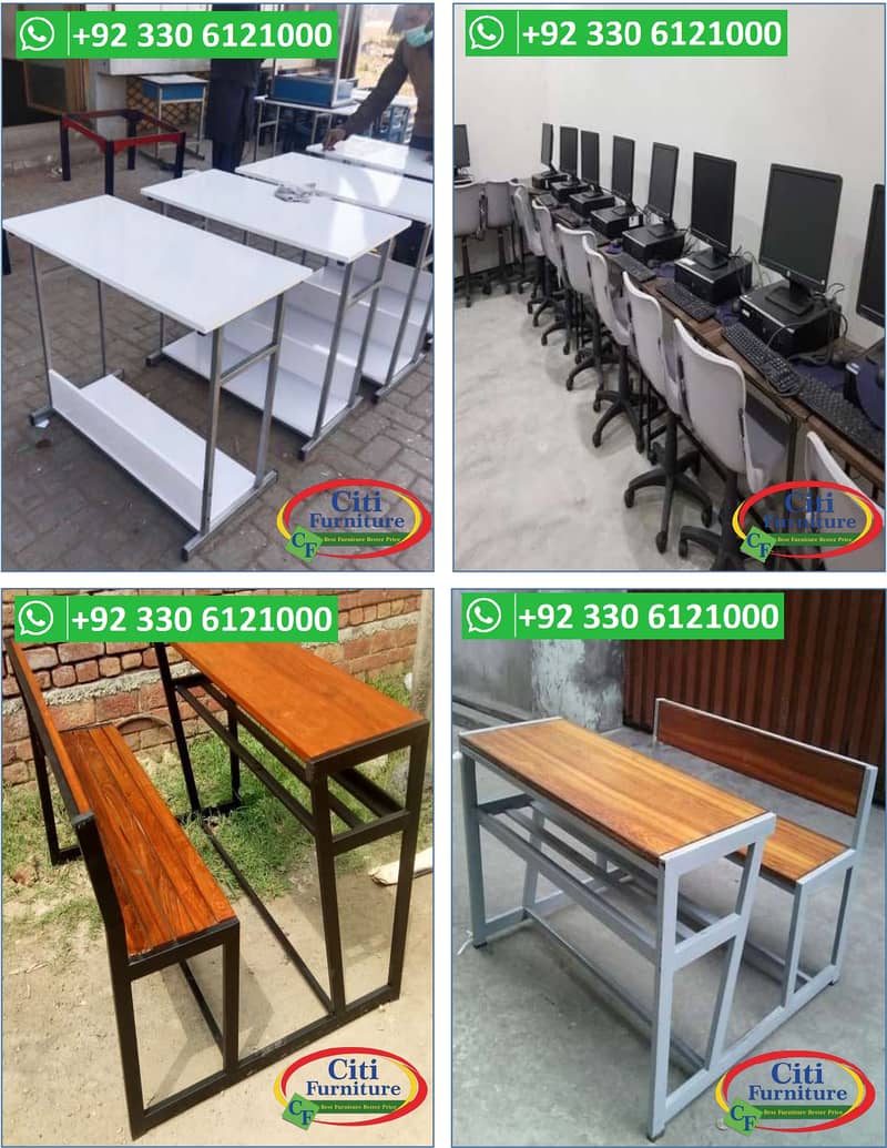 STUDENT DESK BENCH, STUDY DESK , STUDY CHAIR, CLASSROOM DESK BENCH 15