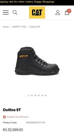 Caterpillar Safety Shoes for sale.