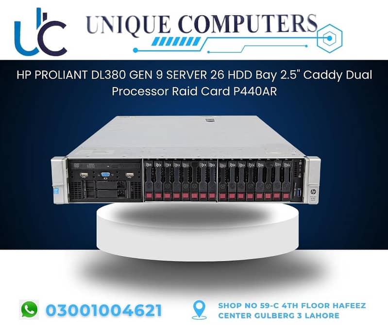 HP PROLIANT DL380 GEN 9 SERVER 26 HDD Bay 2.5" Caddy Dual Processor R 0