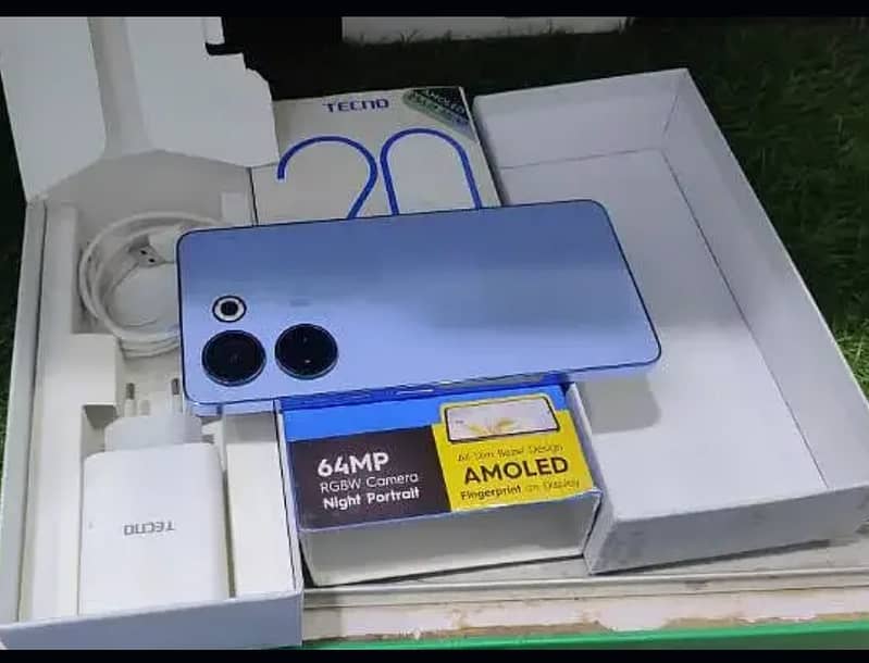 Tecno camon 20 pro full box 256gb pta approved as like new 0