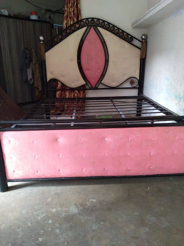 Iron double bed 0