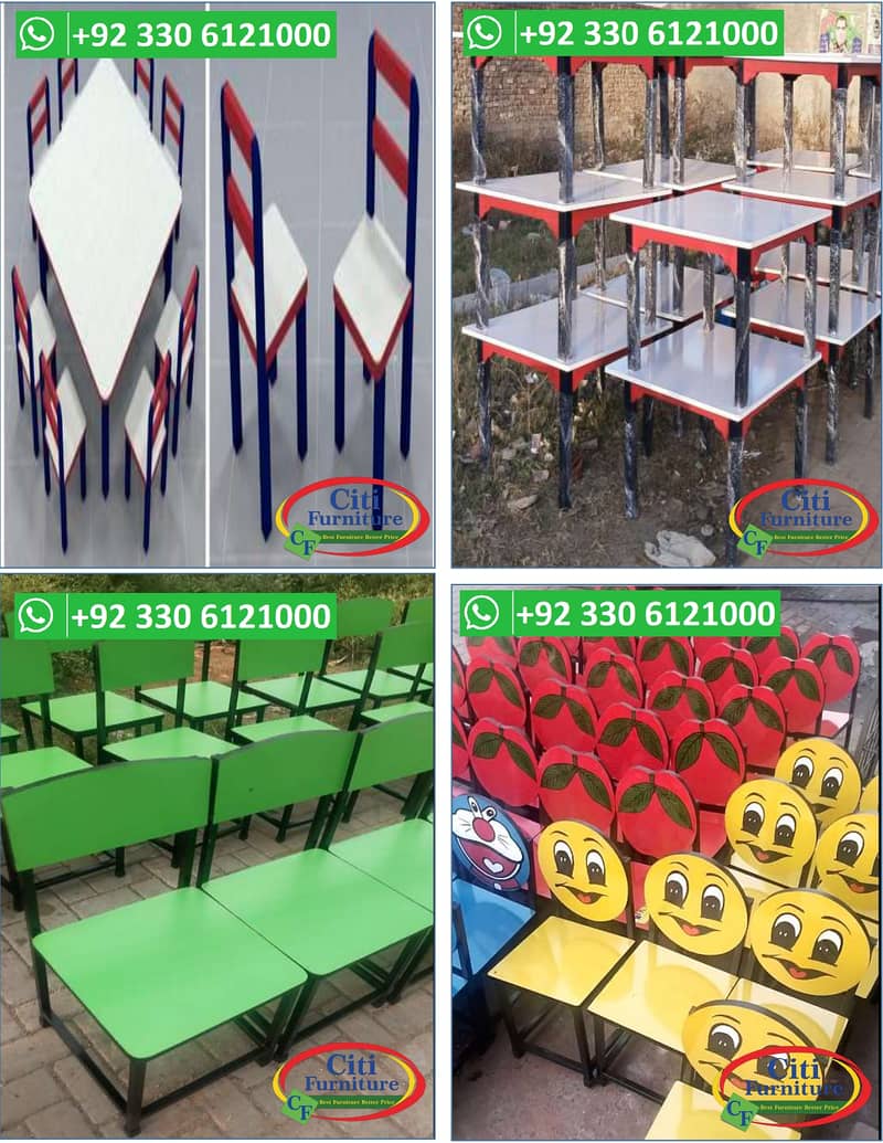 PRE SCHOOL FURNITURE, MONTESSORI FURNITURE, MONTESSORI CHAIR TABLES 2