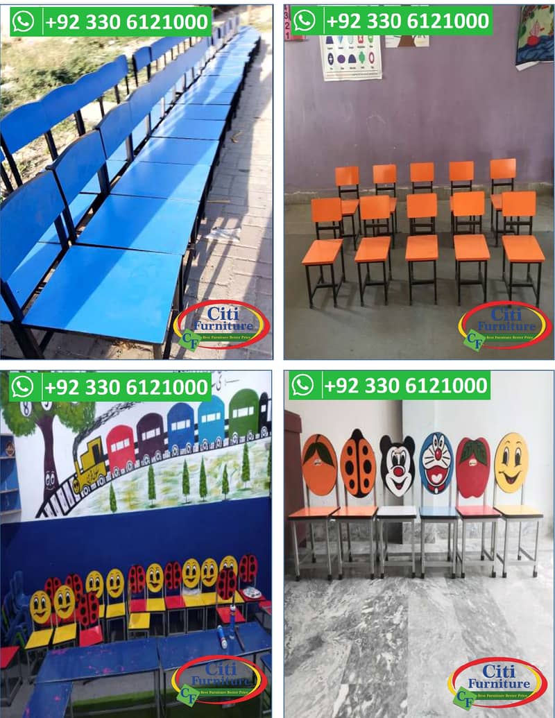 PRE SCHOOL FURNITURE, MONTESSORI FURNITURE, MONTESSORI CHAIR TABLES 3