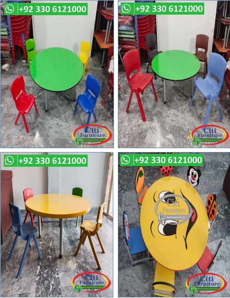 PRE SCHOOL FURNITURE, MONTESSORI FURNITURE, MONTESSORI CHAIR TABLES 7