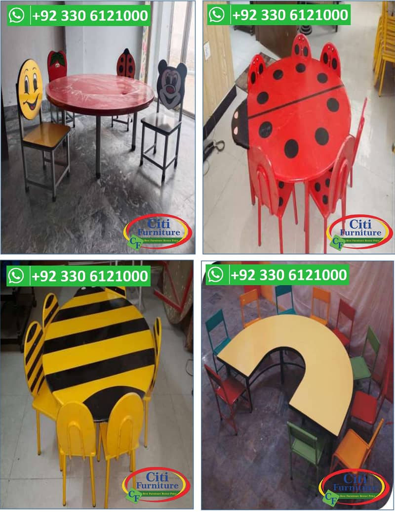 PRE SCHOOL FURNITURE, MONTESSORI FURNITURE, MONTESSORI CHAIR TABLES 9