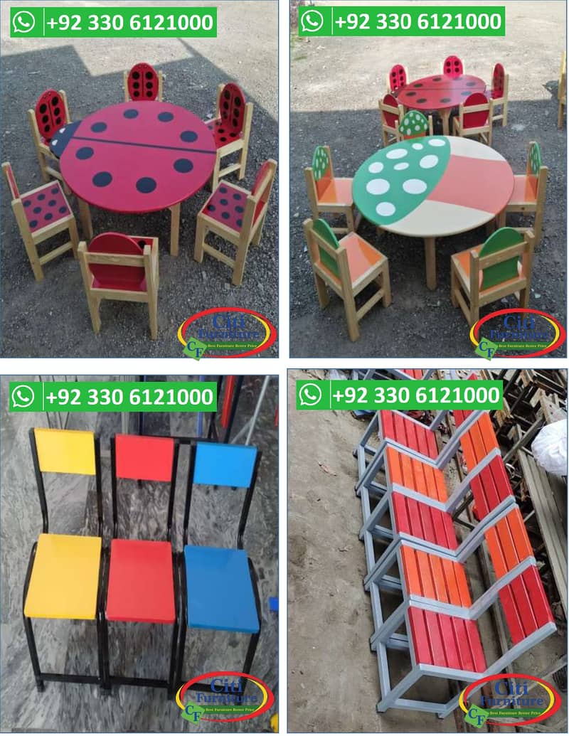 PRE SCHOOL FURNITURE, MONTESSORI FURNITURE, MONTESSORI CHAIR TABLES 11