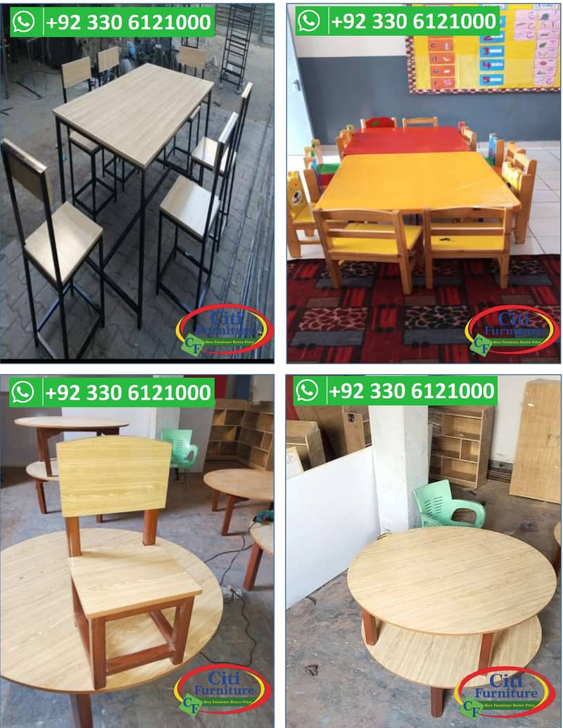 PRE SCHOOL FURNITURE, MONTESSORI FURNITURE, MONTESSORI CHAIR TABLES 13