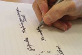 handwriting assignment work