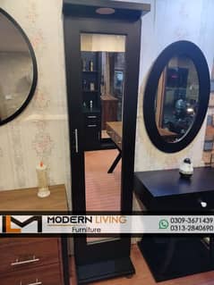 Beautiful Dressing Table round mirror and full mirror