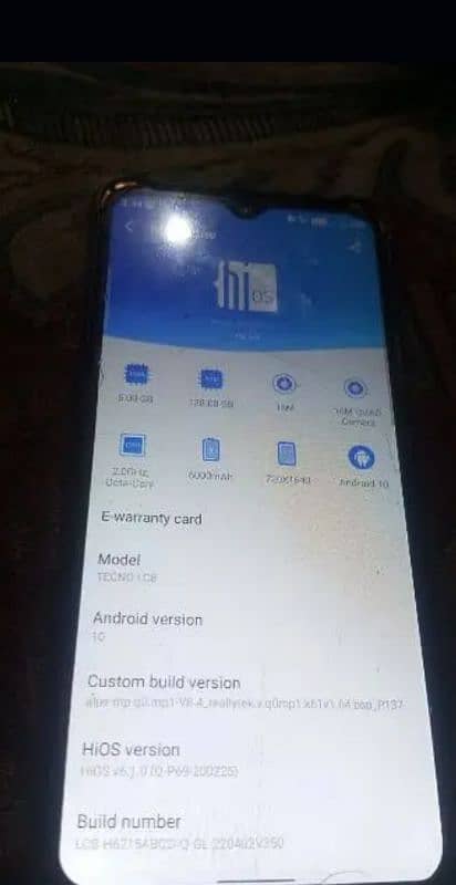 Tecno povia 4 ha mobile or box ha bus condition 10 by 8  all ok phone 1