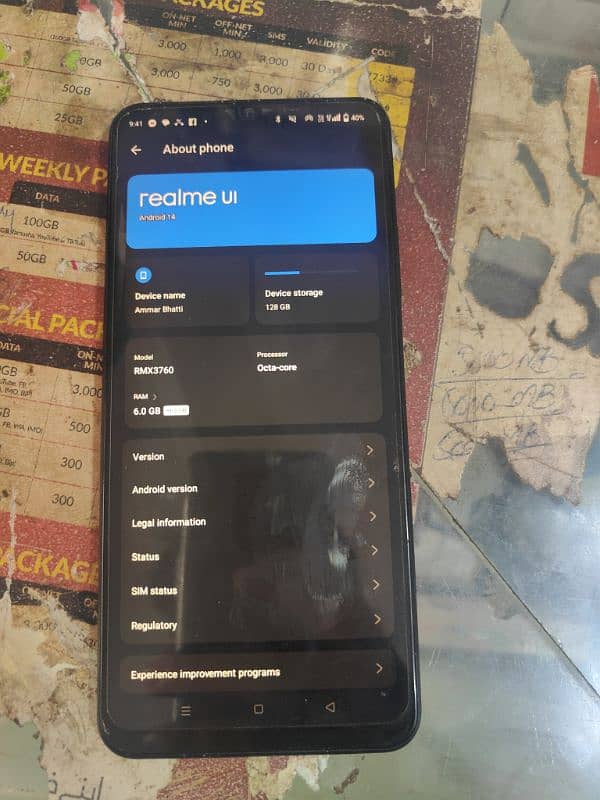 realme c53 6/128GB brand new Urgent sale 2