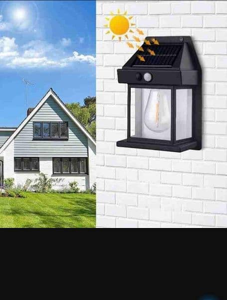 Led solar garden lights auto on off 2