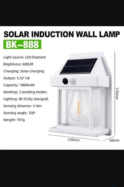 Led solar garden lights auto on off 5