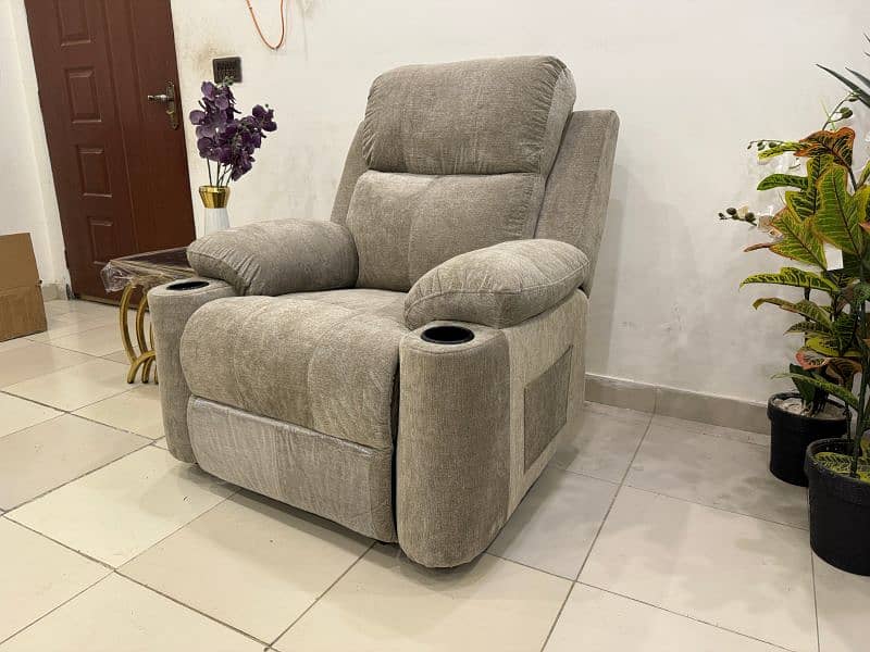 New Imported Recliner Sofa, Manual & Motorized, Complete Variety, COD 2