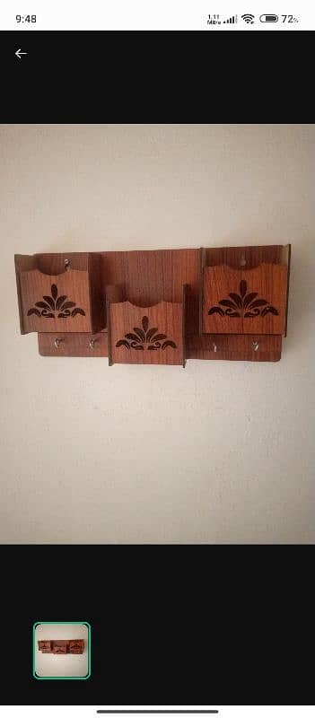 wooden wall hanging 1