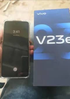 v23e 8gb 256gb with box charger panel all original